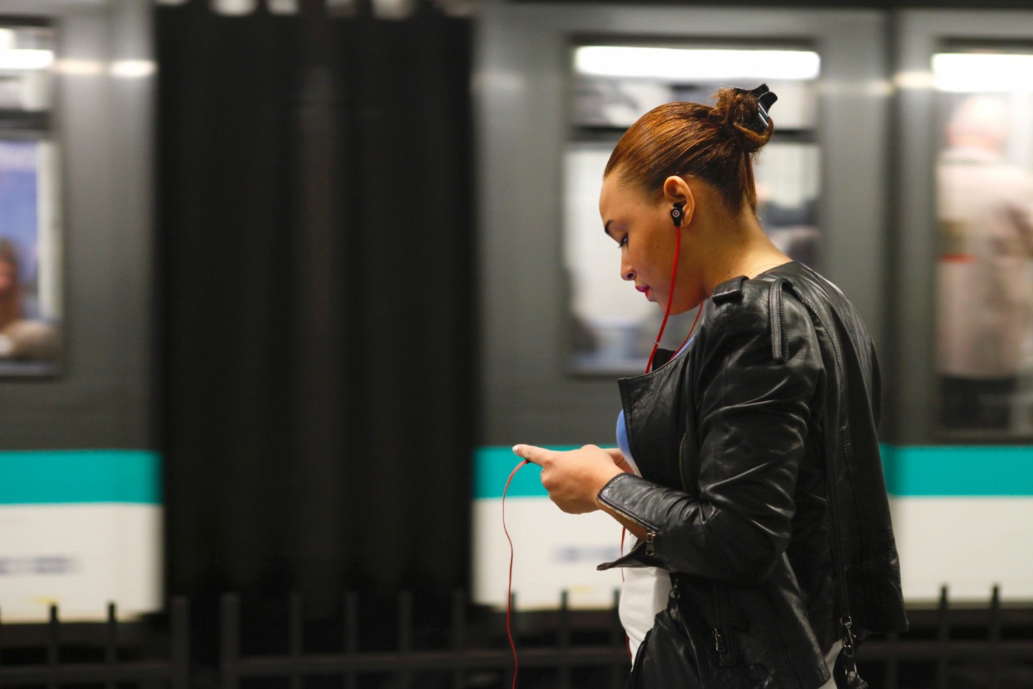 Ambisonic reportage in the subway